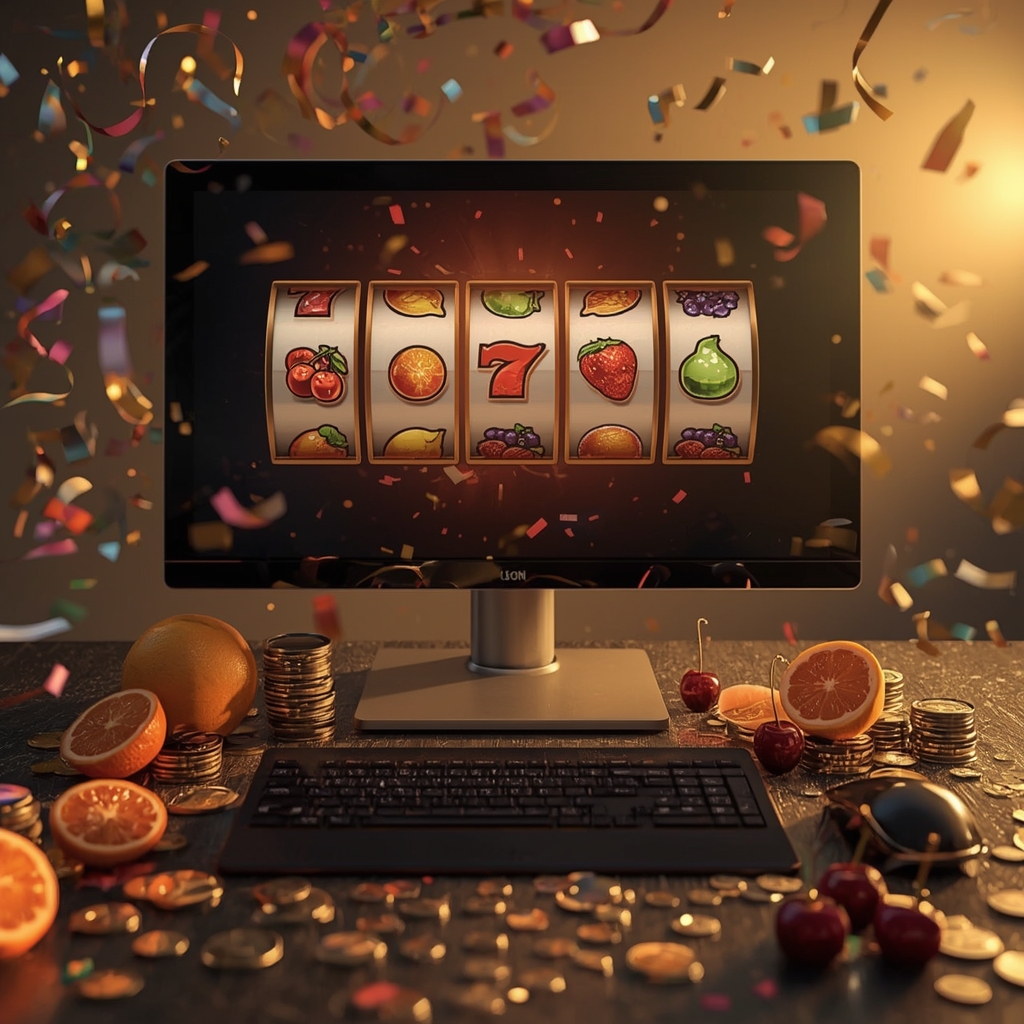 machines à sous affichées sur un écran AZUR CASINO